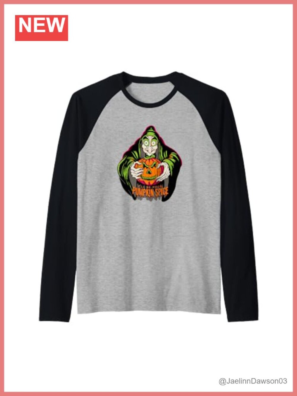Disney Snow White Evil Queen Halloween Raglan Baseball Tee